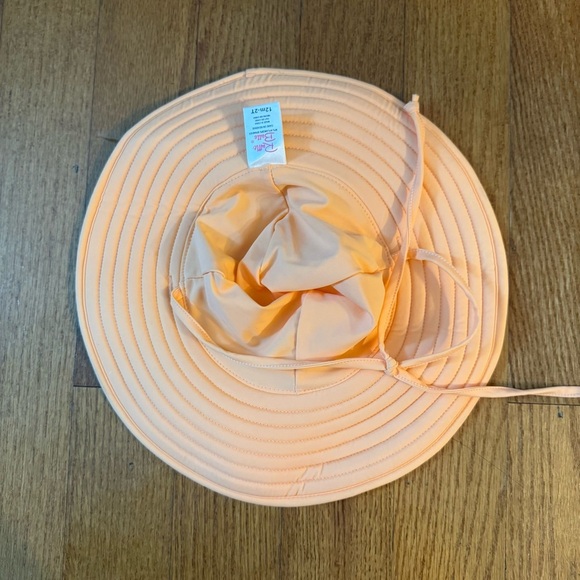 Ruffle Butts Light Orange Sun Hat Babies 12M - 2T - Picture 3 of 4
